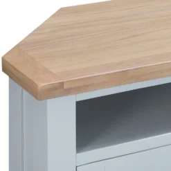 Suffolk Grey Painted Oak Corner TV Unit 10 Suffolk Grey Painted Oak Corner TV Unit -Furniture Specialty Store tt ctv g 5