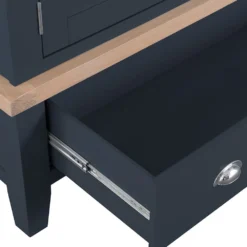 Suffolk Midnight Grey Painted Oak 2 Door Wardrobe With Drawer 13 Suffolk Midnight Grey Painted Oak 2 Door Wardrobe With Drawer -Furniture Specialty Store tt l2dr ch 1