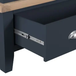 Suffolk Midnight Grey Painted Oak 2 Door Wardrobe With Drawer 16 Suffolk Midnight Grey Painted Oak 2 Door Wardrobe With Drawer -Furniture Specialty Store tt l2dr ch 4