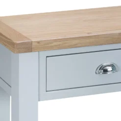 Suffolk Grey Painted Oak Large Console Table With Wicker Baskets 12 Suffolk Grey Painted Oak Large Console Table With Wicker Baskets -Furniture Specialty Store tt lcon g 5