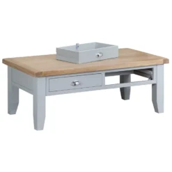 Suffolk Grey Painted Oak Large Coffee Table -Furniture Specialty Store tt lct g 2