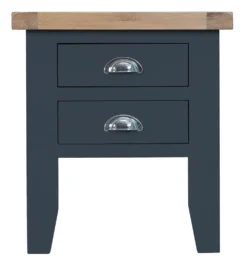 Suffolk Midnight Grey Painted Oak Lamp Table 11 Suffolk Midnight Grey Painted Oak Lamp Table -Furniture Specialty Store tt lt ch 6