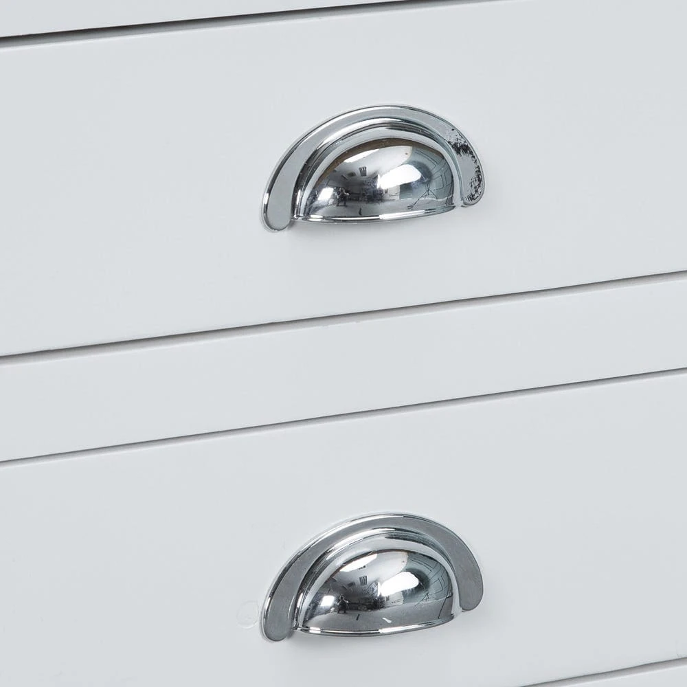 Suffolk White Painted Oak Lamp Table 5 Suffolk White Painted Oak Lamp Table - Image 5