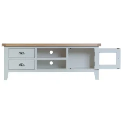 Suffolk Grey Painted Oak Large TV Unit -Furniture Specialty Store tt ltv g 2
