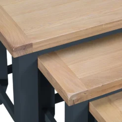 Suffolk Midnight Grey Painted Oak Nest Of 3 Tables -Furniture Specialty Store tt n3t ch 7