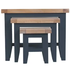 Suffolk Midnight Grey Painted Oak Nest Of 3 Tables -Furniture Specialty Store tt n3t ch 8