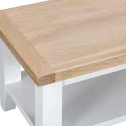 Suffolk White Painted Oak Small Coffee Table -Furniture Specialty Store tt sct wh 4