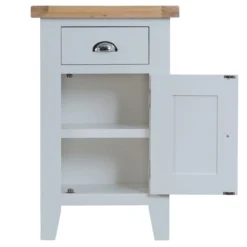 Suffolk Grey Painted Oak 1 Door Small Cupboard 15 Suffolk Grey Painted Oak 1 Door Small Cupboard -Furniture Specialty Store tt scup g 2