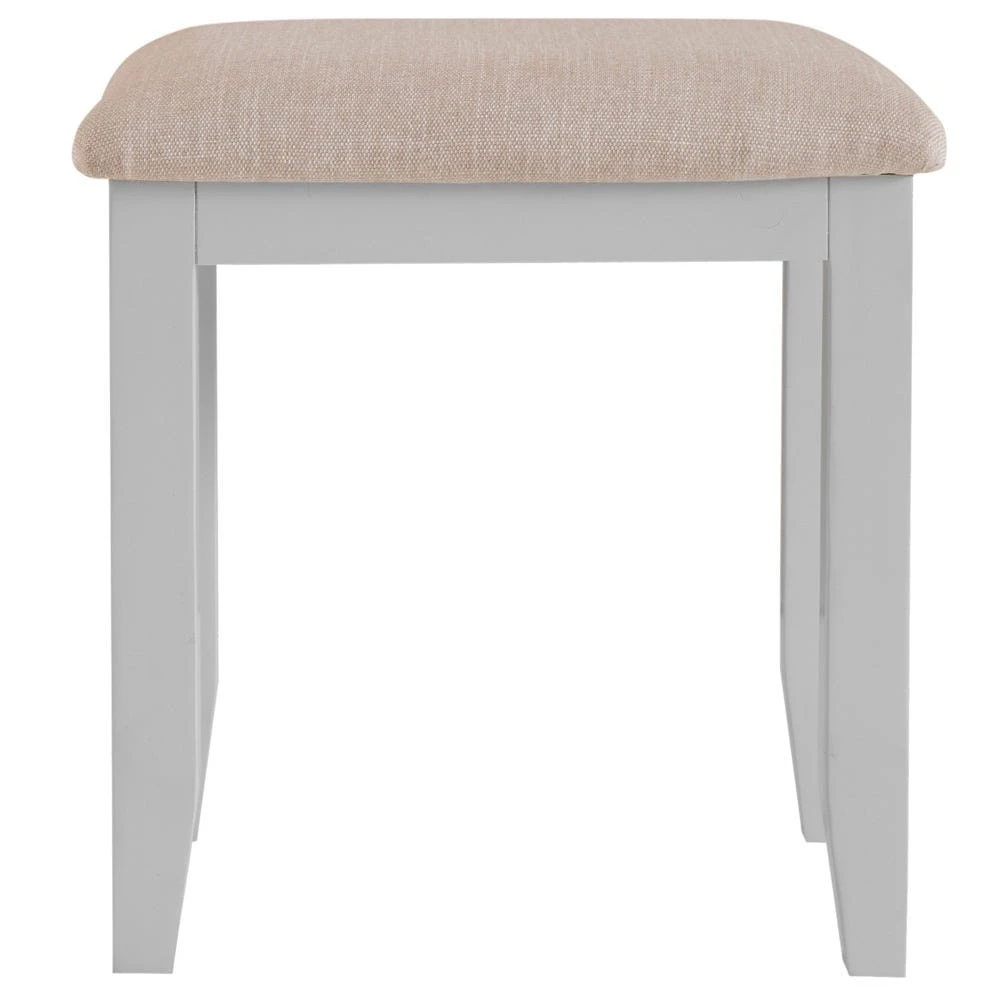 Suffolk Grey Painted Oak Dressing Stool 4 Suffolk Grey Painted Oak Dressing Stool - Image 4