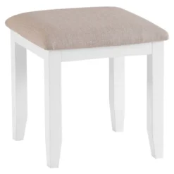 Suffolk White Painted Oak Dressing Stool