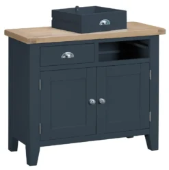 Suffolk Midnight Grey Painted Oak 2 Door Small Sideboard -Furniture Specialty Store tt sts ch 4