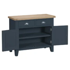 Suffolk Midnight Grey Painted Oak 2 Door Small Sideboard -Furniture Specialty Store tt sts ch 5