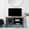 Suffolk Midnight Grey Painted Oak TV Unit