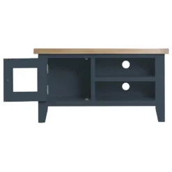 Suffolk Midnight Grey Painted Oak TV Unit 14 Suffolk Midnight Grey Painted Oak TV Unit -Furniture Specialty Store tt stv ch 2