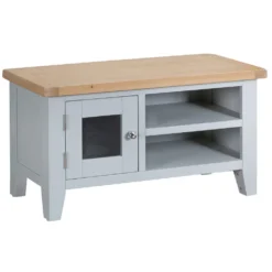 New Release 3 Suffolk Grey Painted Oak TV Unit