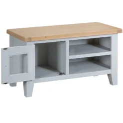 Suffolk Grey Painted Oak TV Unit -Furniture Specialty Store tt stv g 7