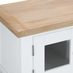 Suffolk White Painted Oak Standard TV Unit -Furniture Specialty Store tt stv wh 7