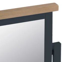 Suffolk Midnight Grey Painted Oak Dressing Table Mirror 6 Suffolk Midnight Grey Painted Oak Dressing Table Mirror -Furniture Specialty Store tt tm ch 5