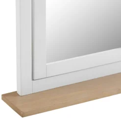 Suffolk White Painted Oak Dressing Table Mirror 7 Suffolk White Painted Oak Dressing Table Mirror -Furniture Specialty Store tt tm w 3