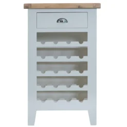 Suffolk Grey Painted Oak Wine Cabinet -Furniture Specialty Store tt wc g 7