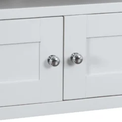 Suffolk White Painted Oak Corner TV Unit -Furniture Specialty Store ttctv w 2