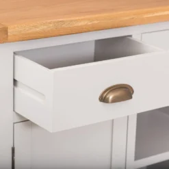 Hampshire Grey Painted Oak 3 Door Large Sideboard -Furniture Specialty Store wxf p05 4