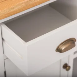 Hampshire Grey Painted Oak 3 Door Large Sideboard -Furniture Specialty Store wxf p05 5