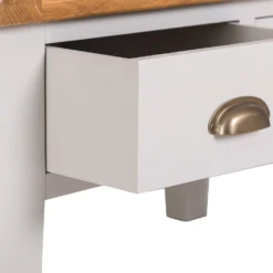 Hampshire Grey Painted Oak Coffee Table With Drawers -Furniture Specialty Store wxf p07 grey 3