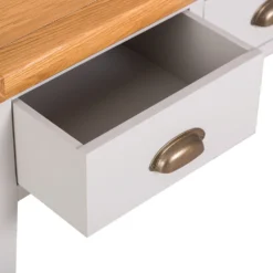 Hampshire Grey Painted Oak Coffee Table With Drawers -Furniture Specialty Store wxf p07 grey 4