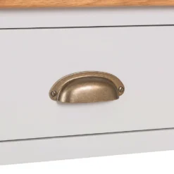 Hampshire Grey Painted Oak Coffee Table With Drawers -Furniture Specialty Store wxf p07 grey 5