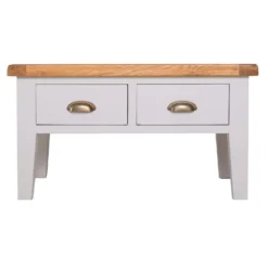 Hampshire Grey Painted Oak Coffee Table With Drawers -Furniture Specialty Store wxf p07 grey 9