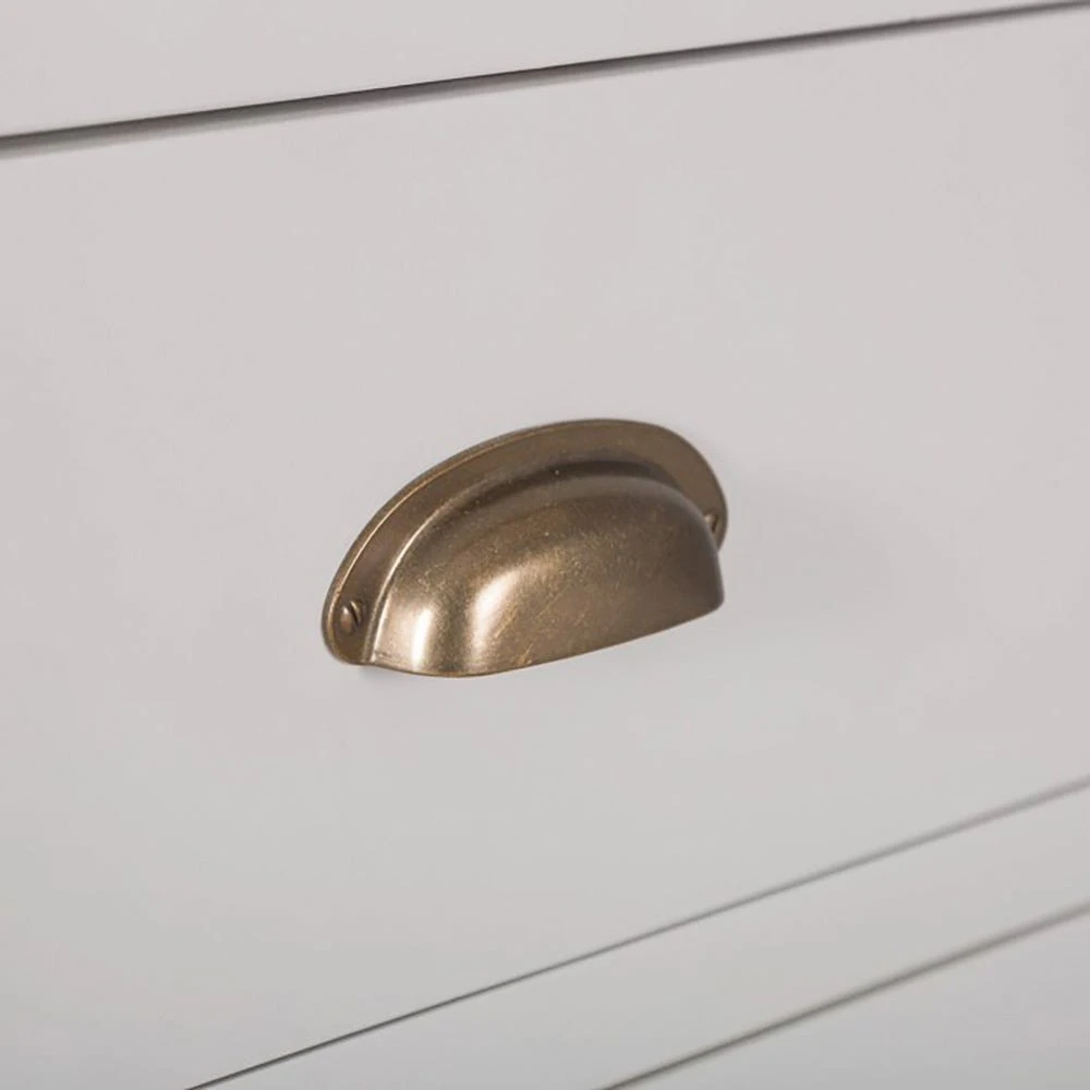 Hampshire Grey Painted Oak Chest Of 6 Drawers 5 Hampshire Grey Painted Oak Chest Of 6 Drawers - Image 5