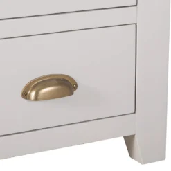 Hampshire Grey Painted Oak 5 Drawer Tallboy 16 Hampshire Grey Painted Oak 5 Drawer Tallboy -Furniture Specialty Store wxf p16 grey 7