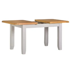 Hampshire Grey Painted Oak Small Extending Dining Table -Furniture Specialty Store wxf p18 grey 2