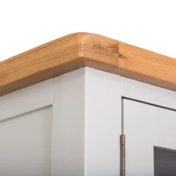 Hampshire Grey Painted Oak Glass Display Cabinet -Furniture Specialty Store wxf p37 6