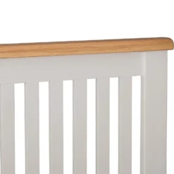 Hampshire Grey Painted Oak King Size Bed Frame High Foot End -Furniture Specialty Store wxf p40 grey 4